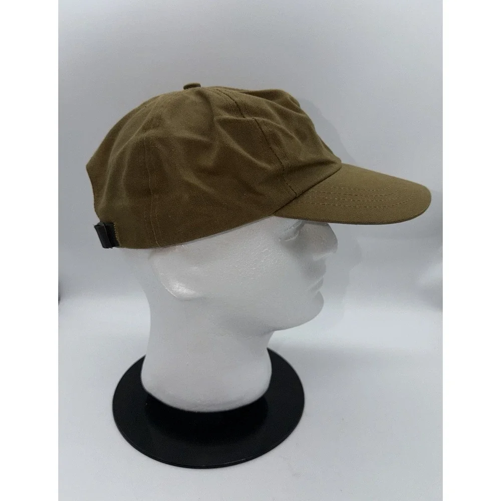 FILSON Cap Hat (017L-B) Waxed Cloth Canvas Leather Strap Outdoor Hunting USA